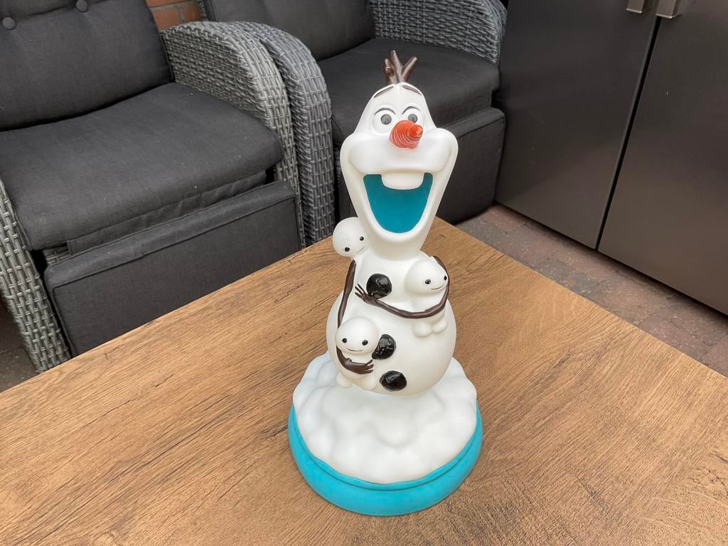 Zgan, niet kapot, werkende Disney Frozen Olaf lamp, Ophalen, Overige figuren, Zo goed als nieuw, Overige typen