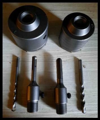 Dozenborenset dozenboor gatenboor boor boorkop 65 & 80mm, Ophalen of Verzenden, Nieuw