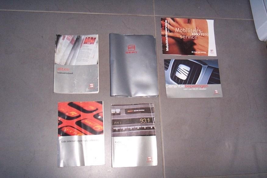 Compleet mapje boekjes SEAT ALTEA  2003/2008, Auto diversen, Ophalen of Verzenden