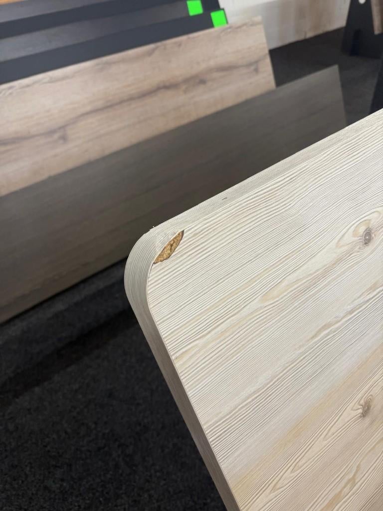 Licht Eikenlook Tafelbladen 180x80 cm – 3 stuks beschikbaar, Ophalen, Overige materialen, Gebruikt, 50 tot 100 cm