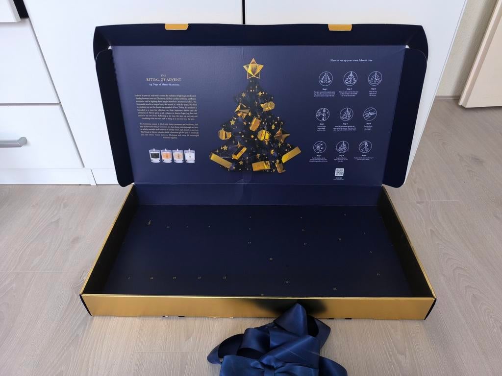 Lege rituals advent kalender verpakking, Sieraden, Tassen en Uiterlijk, Uiterlijk | Lichaamsverzorging, Ophalen of Verzenden, Zo goed als nieuw