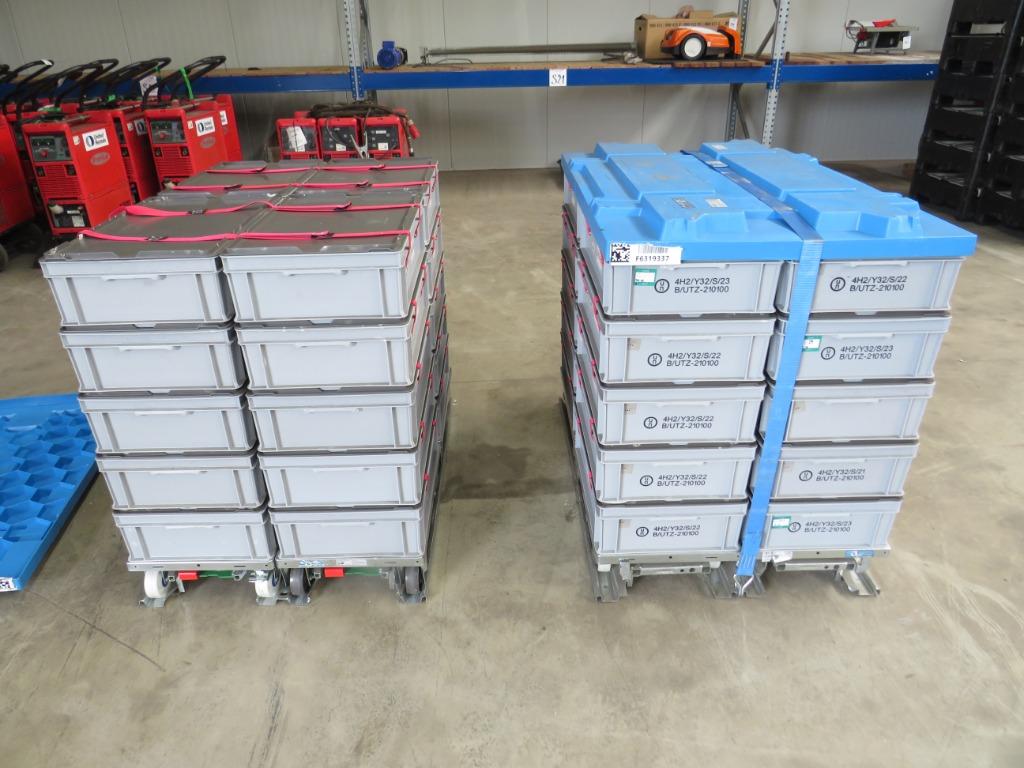 auer transportpallet voor normbakken met exctra trolleys, 100 cm of meer, 60 cm of meer, Zandhaarweg, Ophalen of Verzenden