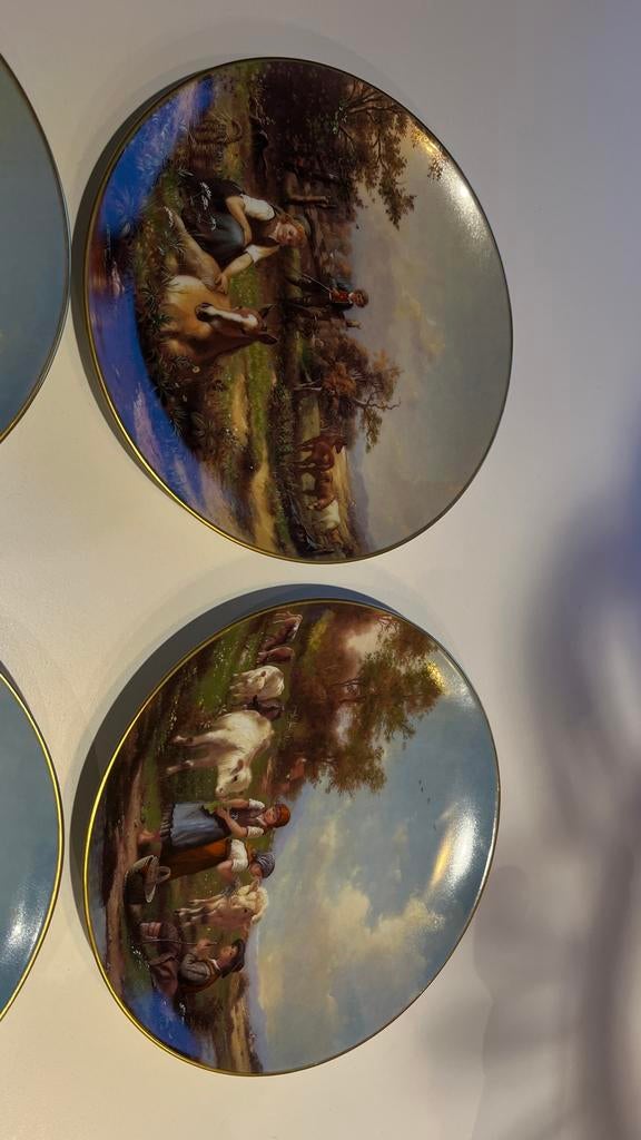 Weimar Porzellan Wandborden - Set van Verschillende Borden, Ophalen of Verzenden