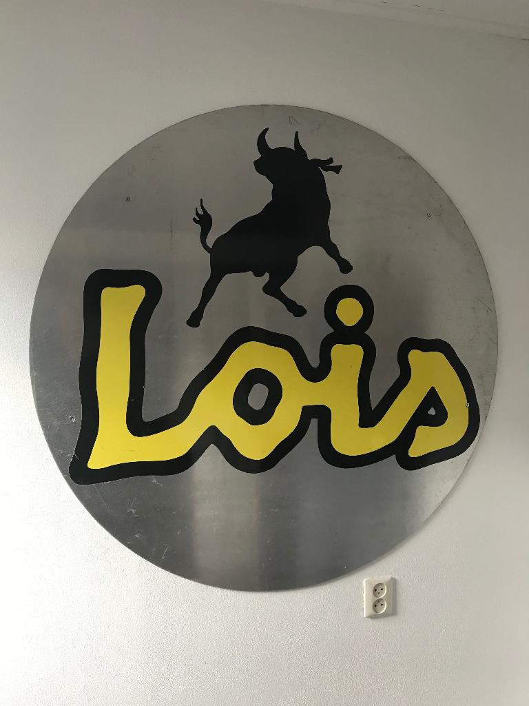 Reclame bord LOIS, Verzamelen, Ophalen, Gebruikt, Reclamebord