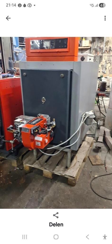 Cv verwarmingsketel op afgewerkteolie bio mazout diesel, Ophalen, Nieuw