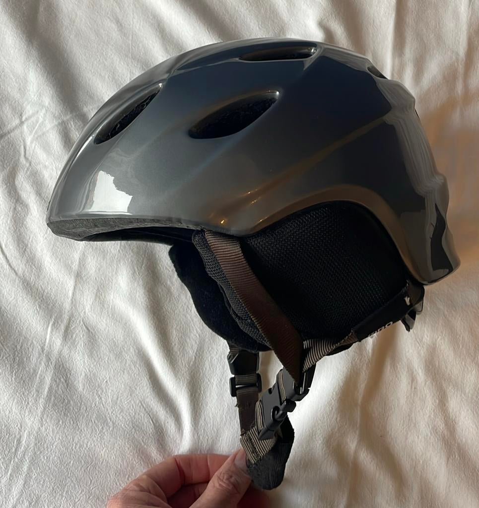 Helm grijs Giro maat 52-55,5cm, Verzenden, Gebruikt, Medium