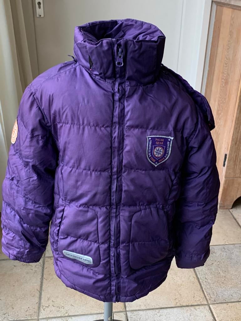 Paarse winterjas maat 104  adventure line, Meisje, Ophalen of Verzenden, Zo goed als nieuw, Adventure