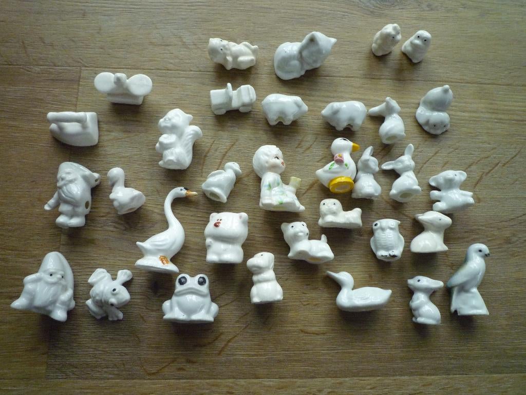 Heel veel letterbak beeldjes vogels eend baby zwaan konijn, Ophalen of Verzenden, Zo goed als nieuw, Overige typen