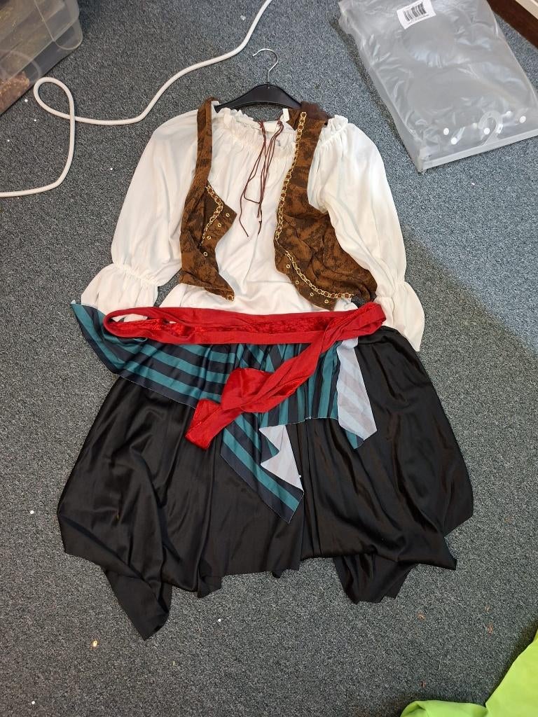 Piratenpak carnaval, Kleding | Dames, Ophalen of Verzenden, Gedragen, Maat 36 (S), Carnaval