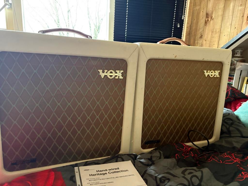 Vox AC15 H1TV Top Amp met NOS Buizen prijs per stuk, Ophalen, Gebruikt, Gitaar, Minder dan 50 watt