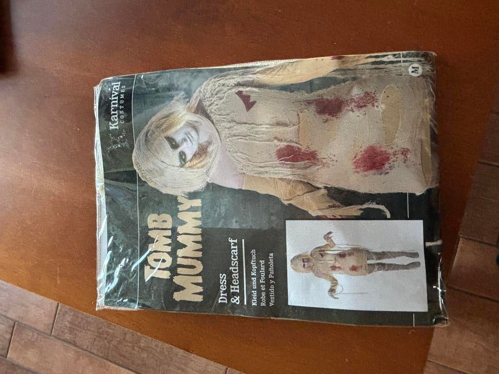 Mummy pak maat M, Ophalen of Verzenden, Zo goed als nieuw, Maat 38/40 (M), Carnaval