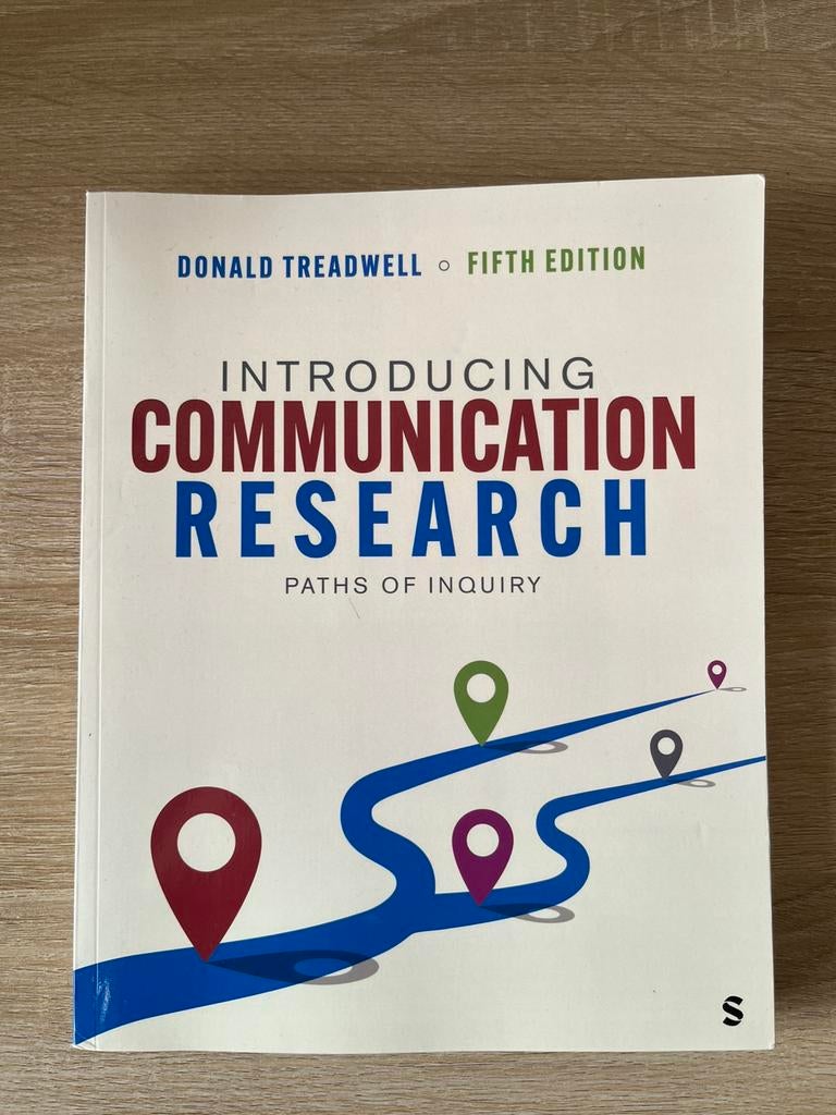 Introducing Communication Research - Donald Treadwell (5th), Ophalen of Verzenden, Zo goed als nieuw, Overige niveaus