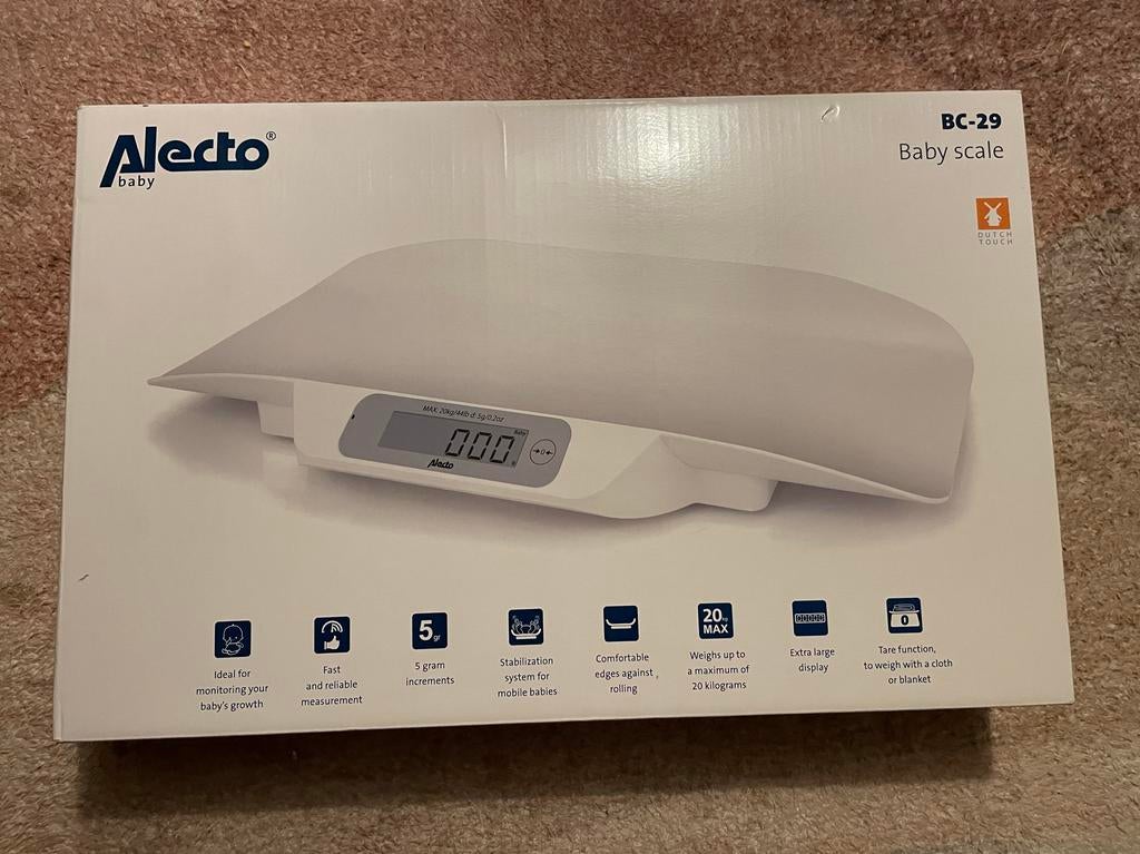 Alecto Baby Weegschaal BC-29 - Zo Goed Als Nieuw, Ophalen of Verzenden, Zo goed als nieuw, Overige typen
