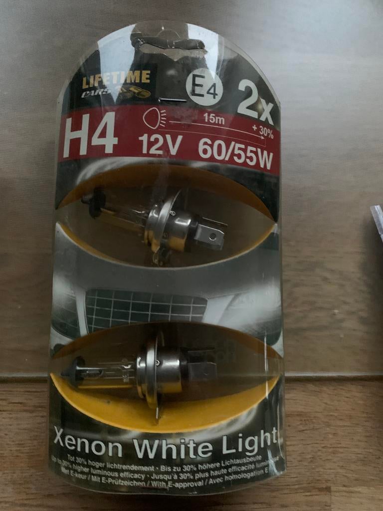 Lifetime Cars H4 Xenon White Light Autolampen, Ophalen of Verzenden, Nieuw