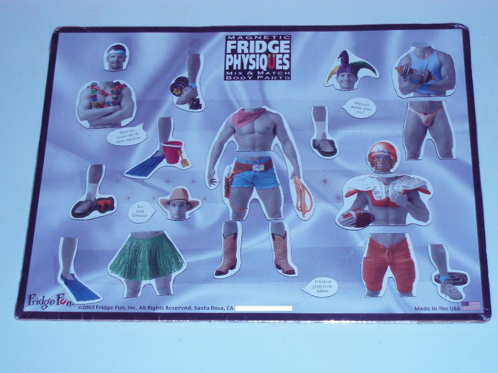 Koelkastmagneten - 24-delig - gespierde mannen, bodybuilders, Ophalen of Verzenden, Nieuw