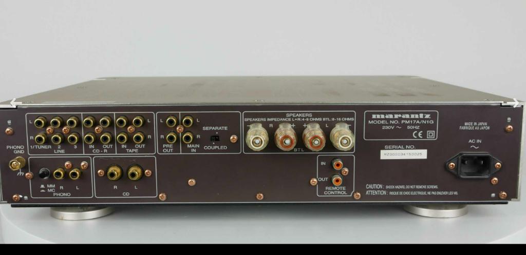 Marantz PM17 MK2 Geïntegreerde Versterker, Ophalen of Verzenden, N.T.V., N.T.V., Overige merken