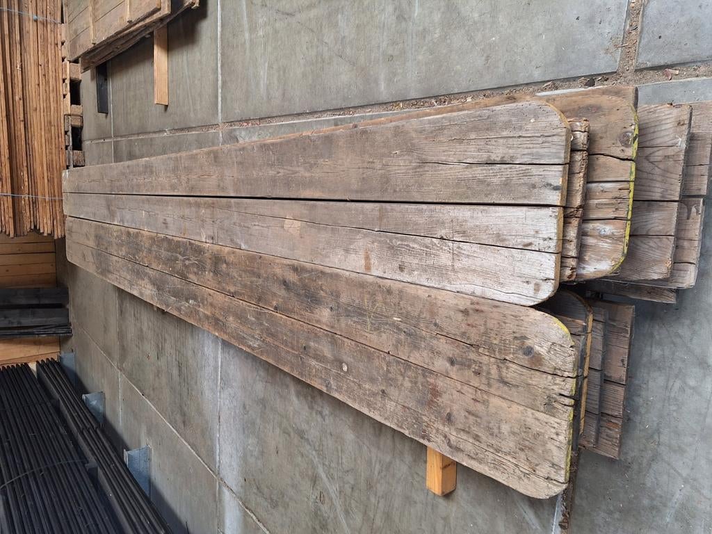 Oude sloophout  schotten  marktkraamschotten  wandbekleding, Ophalen, Gebruikt, Plank