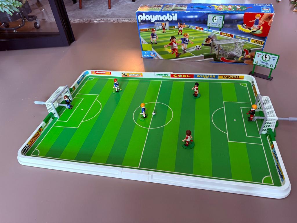 Playmobil Voetbalspel 4700 - Compleet!, Ophalen of Verzenden, Gebruikt, Complete set