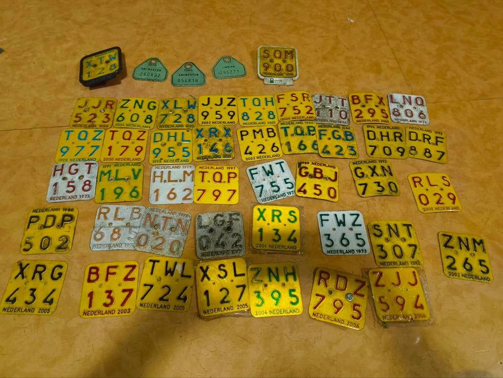 Bromfiets nummerplaten, Ophalen of Verzenden, Overige typen, Overige merken
