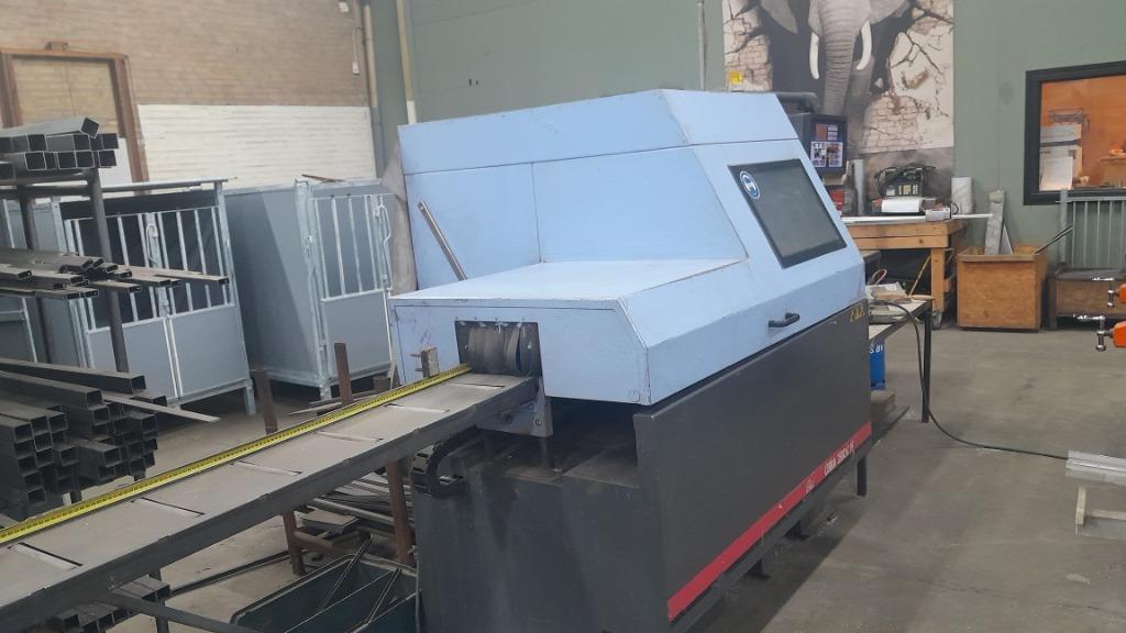 volautomatische  aluminium zaag machine, Ophalen