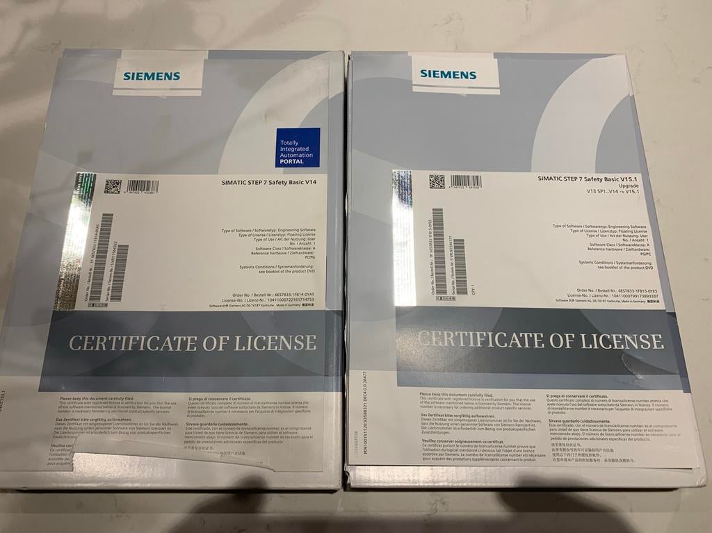 Siemens Simatic Step 7 Safety V13 t/m V15.1, Ophalen of Verzenden, Zo goed als nieuw