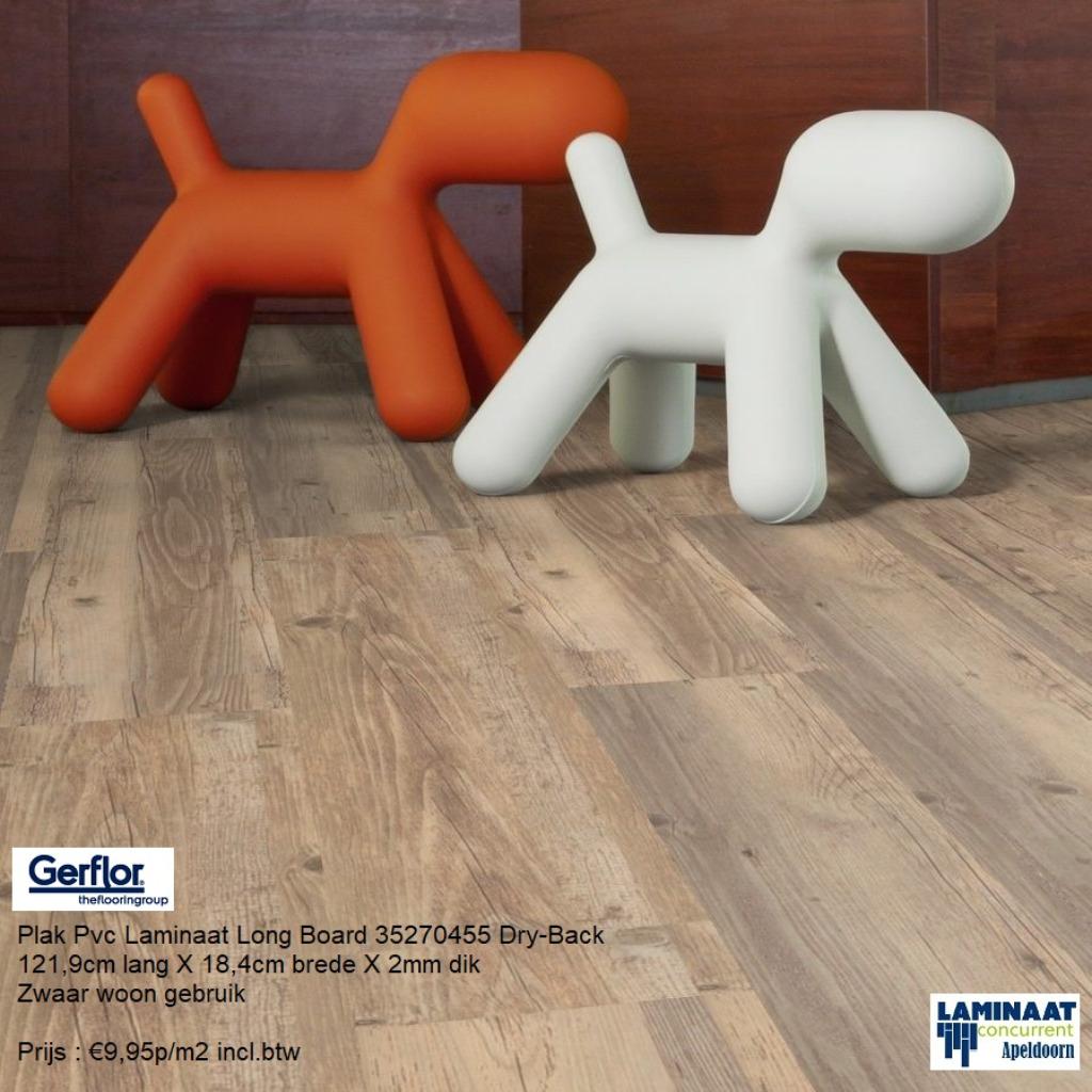 Plak Pvc Long Board Zwaar woon gebruik € 9,95m² inc.btw