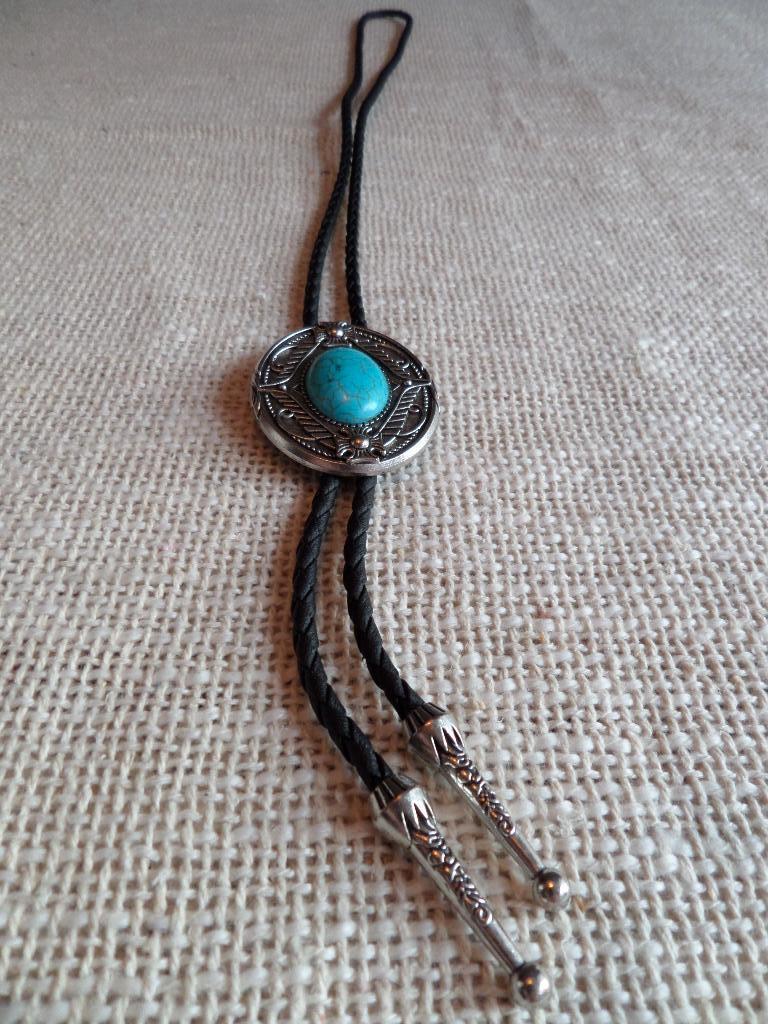 Western Amerikaanse stropdas. (Bolo tie), Ophalen of Verzenden, Nieuw, Western, Met patroon