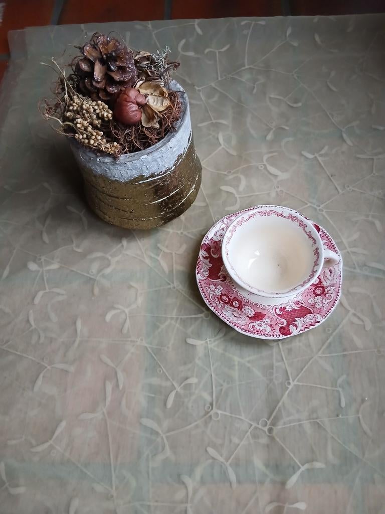 Victoria kopen en schotel -vintage Brocante, Ophalen of Verzenden