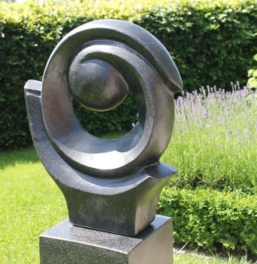 Nieuw: tuinbeeld beeld Sympathy terrazzo winterhard, Ophalen, Nieuw, Steen, Abstract beeld