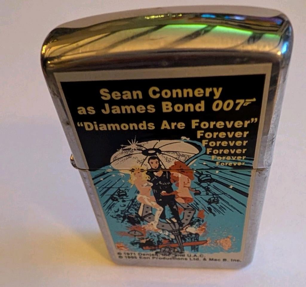 007 Daimonds are Forever Zippo mint, Ophalen of Verzenden, Nieuw, Film, Gebruiksvoorwerp