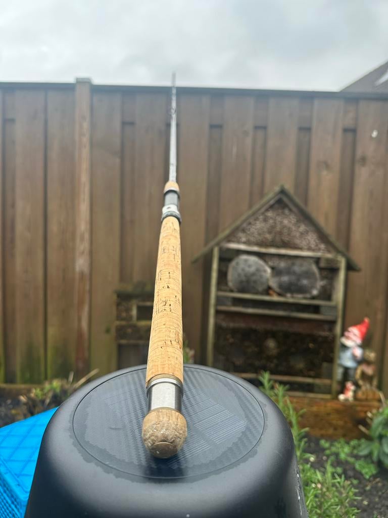 Handgebouwde Verticale Hengels - 2 Stuks, Ophalen of Verzenden, Gebruikt, Werphengel