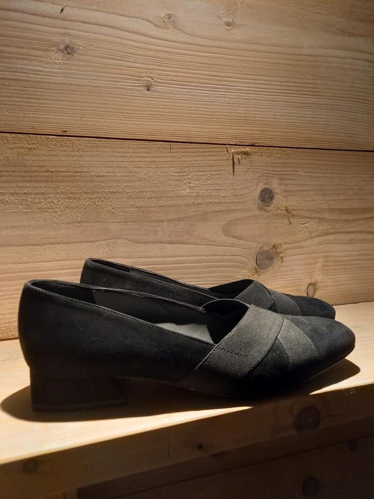 Schoenen zwart maat 6 ( 39 ) Peter Kaiser, Ophalen of Verzenden, Zo goed als nieuw, Zwart