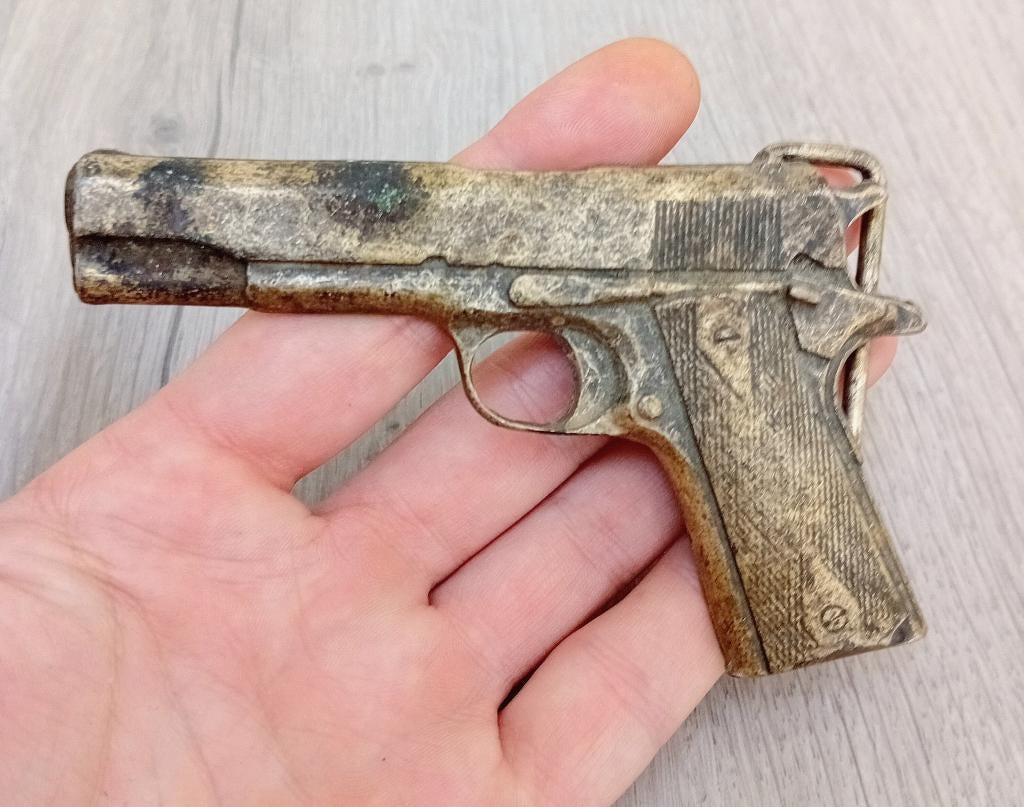 Colt 1911 pistool vintage riemgesp, Ophalen of Verzenden