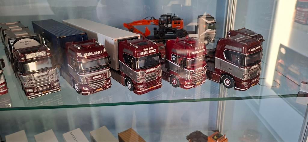 Tekno/wsi Set røling, Ophalen, Zo goed als nieuw, Bus of Vrachtwagen, Tekno