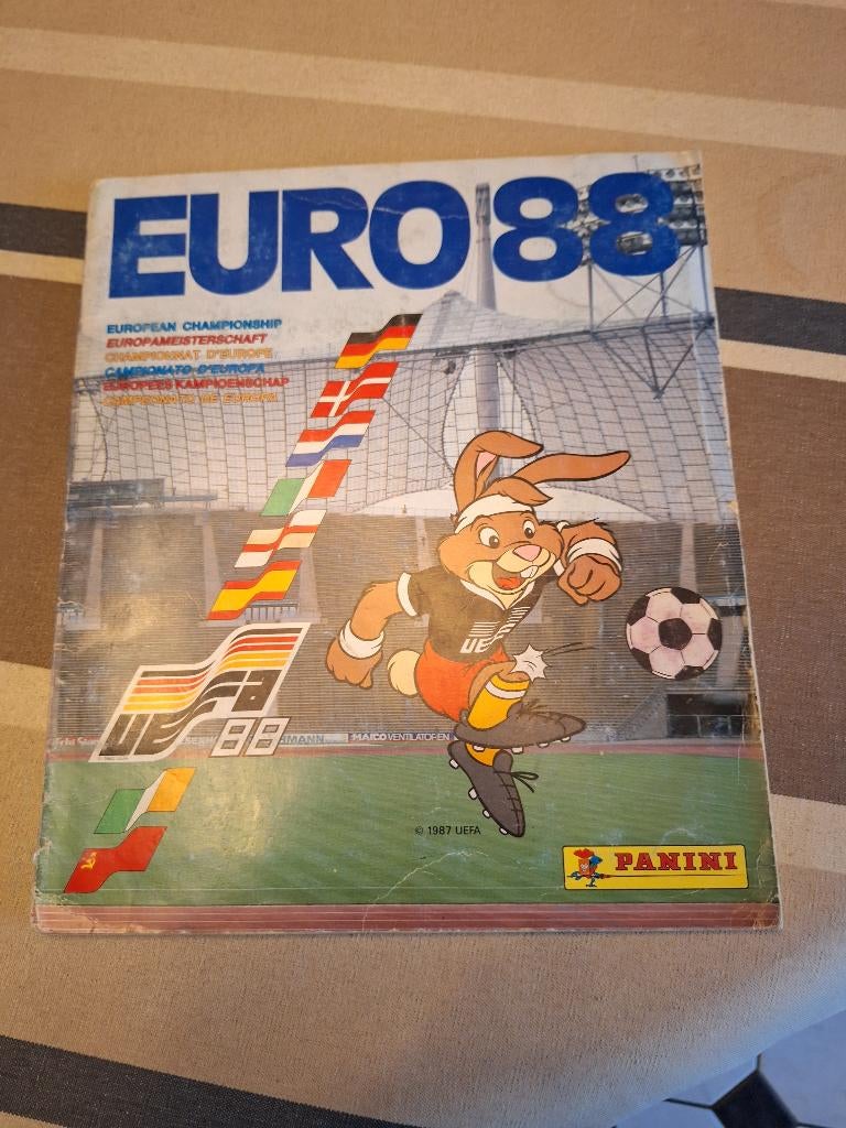 Mooi Panini Album Euro 88, Ophalen, Gebruikt, Meerdere stickers