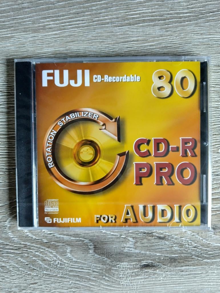 FUJI CD-R 80 CD-R PRO * Geschikt Voor Audio CD Recorders *, Computers en Software, Beschrijfbare discs, Nieuw, Cd, Ophalen of Verzenden