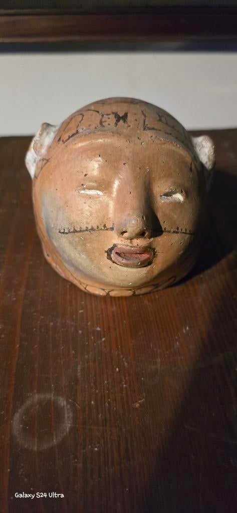 Hol keramisch hoofd, Ophalen of Verzenden