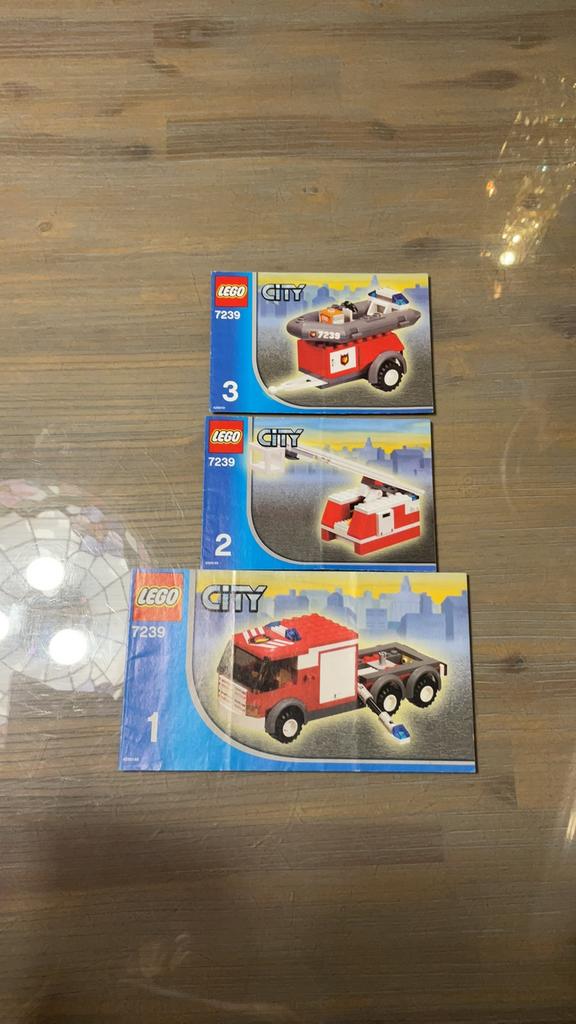 7239 lego city brandweerwagen, Ophalen of Verzenden, Zo goed als nieuw