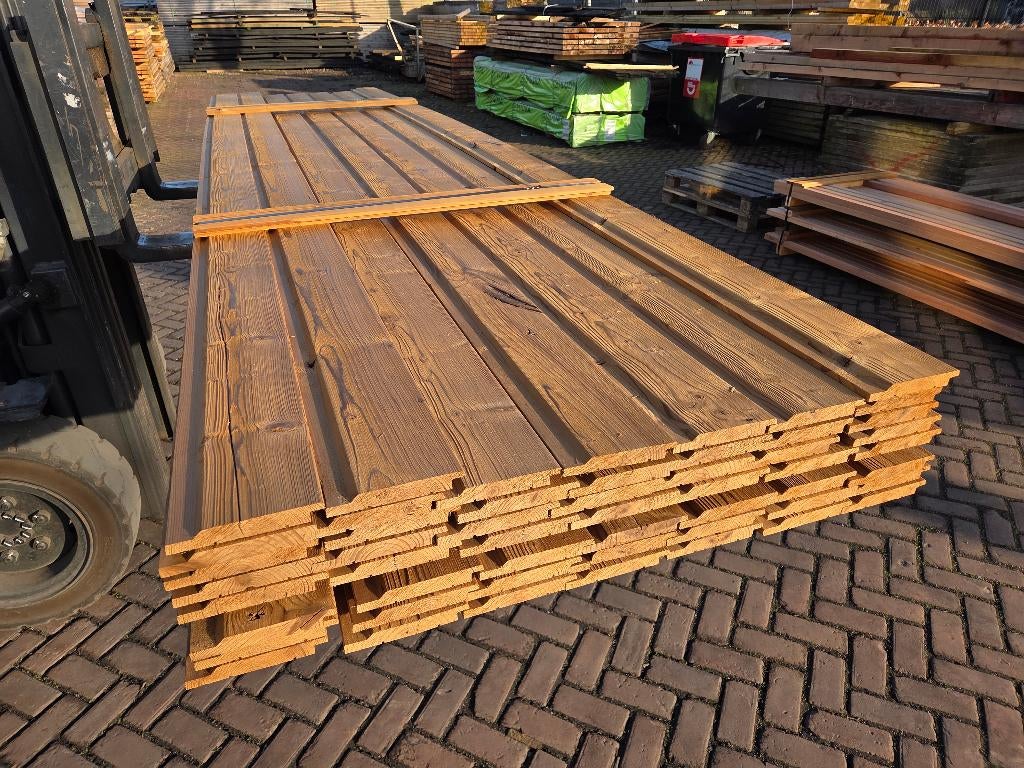 26 m2 rabat hout  - channelsiding - nr: TP187, Ophalen, Nieuw, 250 cm of meer, Planken