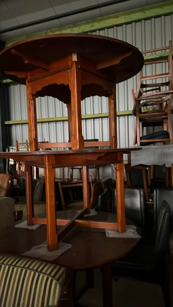 Schuitema Jugendstil Eetkamer Tafel & Stoelen, Antiek en Kunst, Antiek | Meubels | Tafels, Ophalen