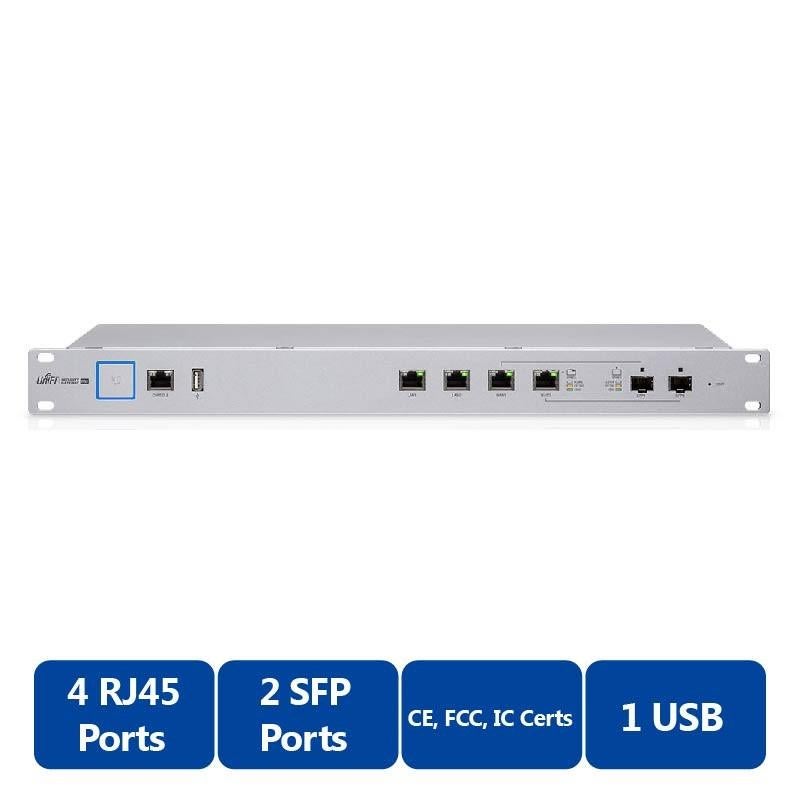 Ubiquiti UniFi USG-PRO-4 (Enterprise Gateway), Ophalen of Verzenden, Zo goed als nieuw, Router met modem, Ubiquity