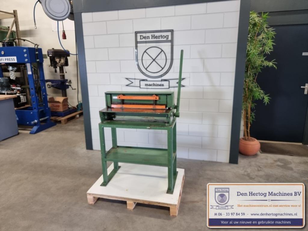 Guilotineschaar 650x1,5mm compact knipschaar tafelschaar, Ophalen, Gebruikt