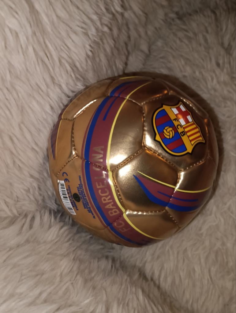 FC Barcelona Gouden Bal - Nieuw!, Ophalen of Verzenden, Nieuw, Bal