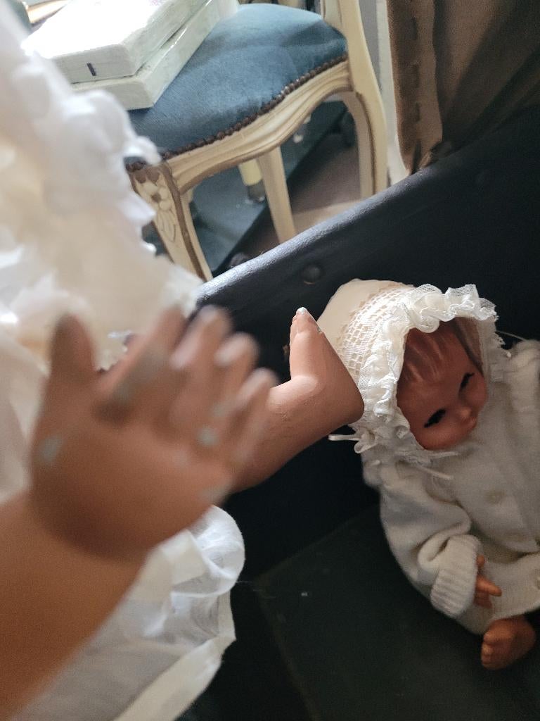 Zeer oude pop, Verzamelen, Poppen, Heikant 21 Kaatsheuvel, Gebruikt, Belle Vieille Brocante, Ophalen of Verzenden