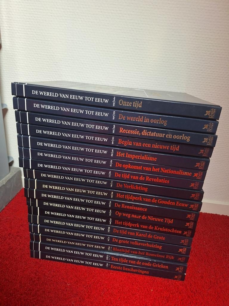 De wereld van eeuw tot eeuw - compleet, 17 boeken, Ophalen of Verzenden, Zo goed als nieuw, Overige onderwerpen, Complete serie