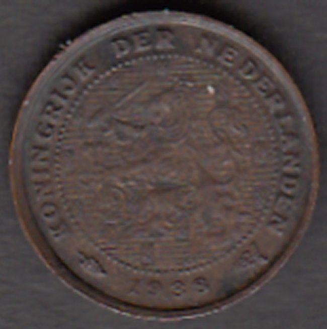 Nederland halve cent 1938 Wilhelmina in munthouder, Postzegels en Munten, Ophalen of Verzenden, Koningin Wilhelmina, Overige waardes