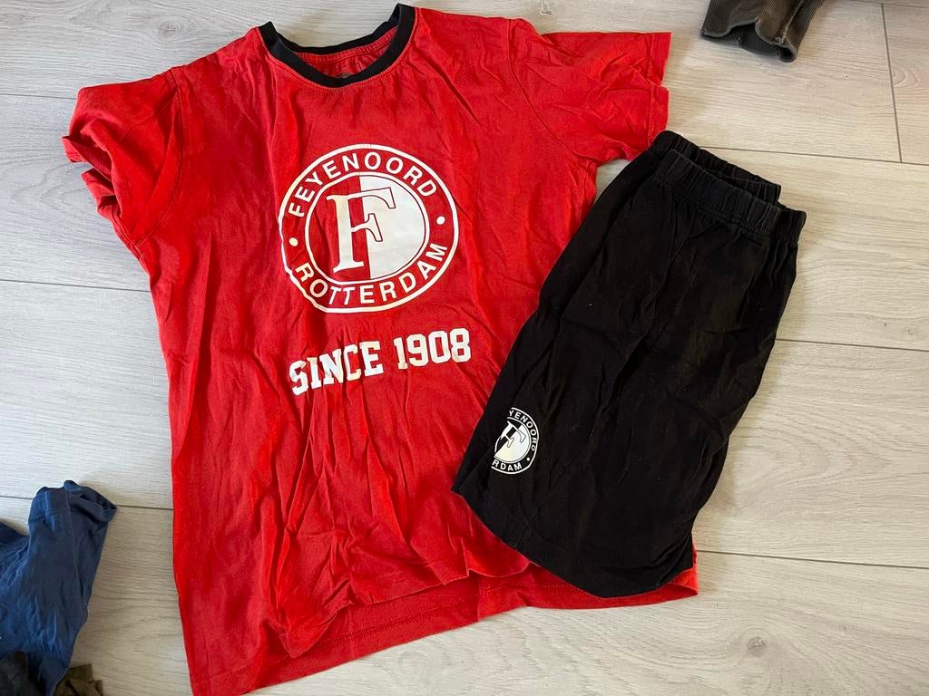 Feyenoord pyjama Maat 164, Ophalen of Verzenden, Zo goed als nieuw, Jongen, Nacht- of Onderkleding