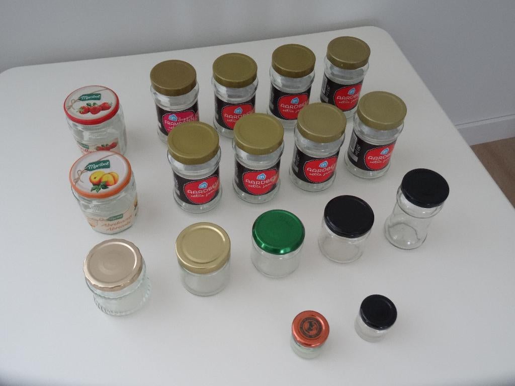 schone jampotjes / jampotten, Ophalen of Verzenden, Zo goed als nieuw, Overige materialen, Overige typen