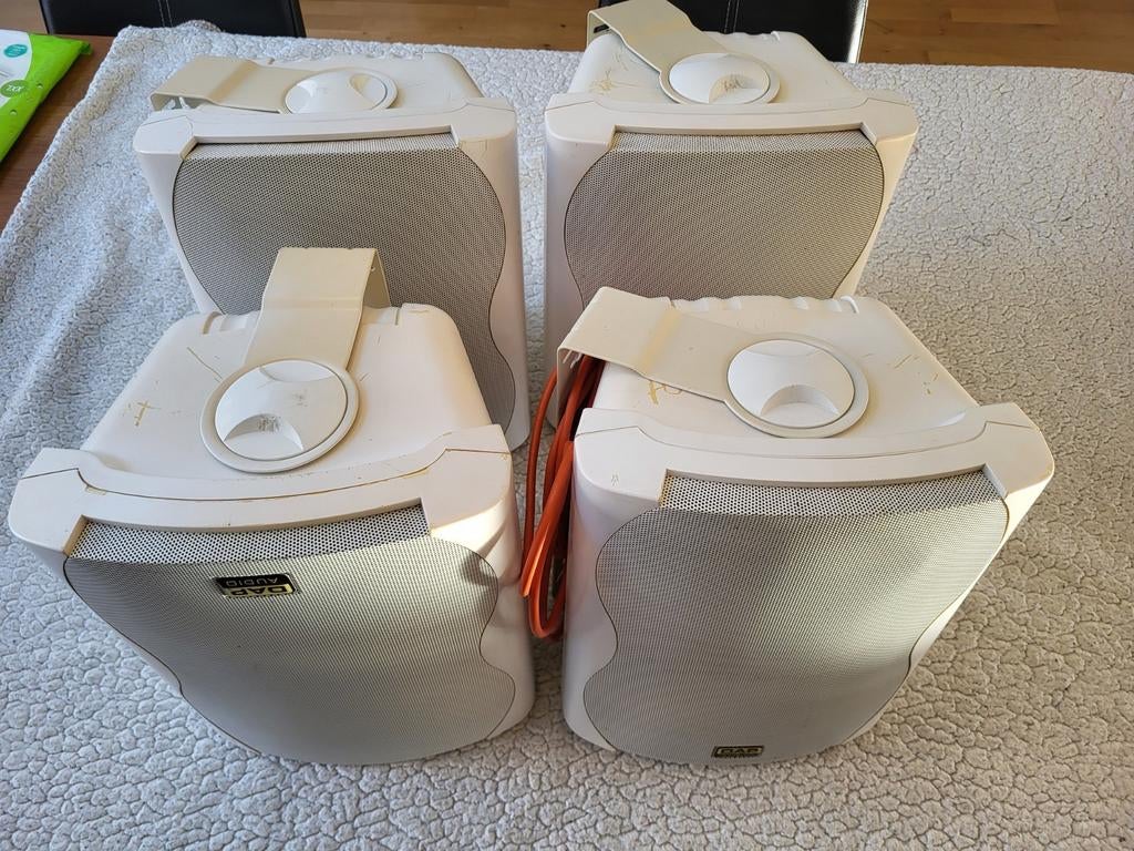 DAP Audio luidsprekers, 4 stuks, Overige merken, Gebruikt, Ophalen of Verzenden, 120 watt of meer