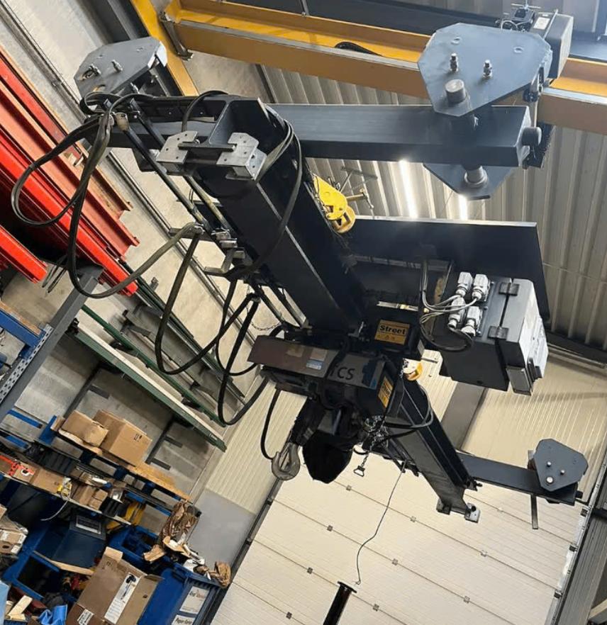 rolbrug 3,2t loopkraan takel, Doe-het-zelf en Verbouw, Lieren en Takels, Gebruikt, Elektrisch, Ophalen